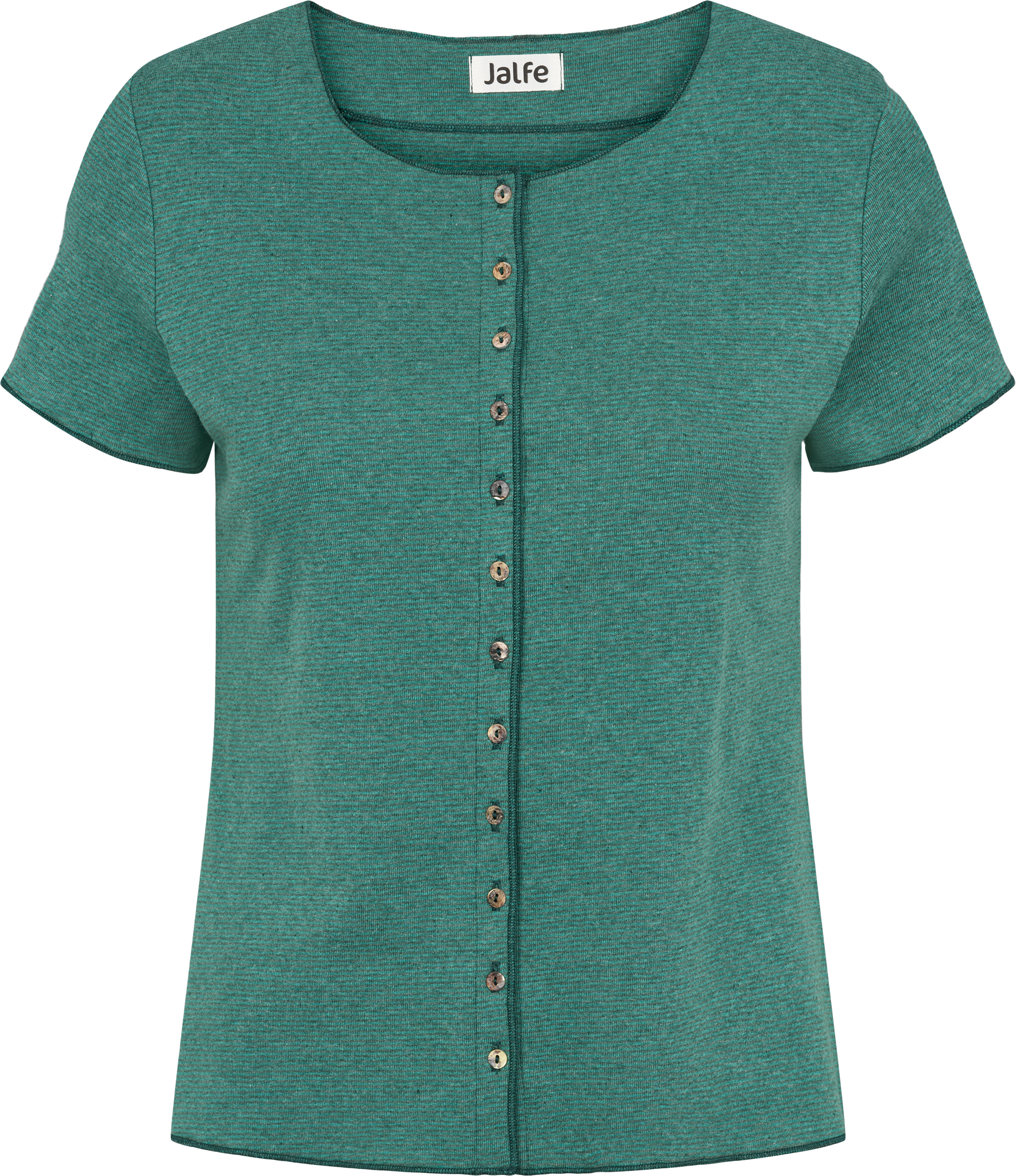 Button shirt s/s stripes organic cotton